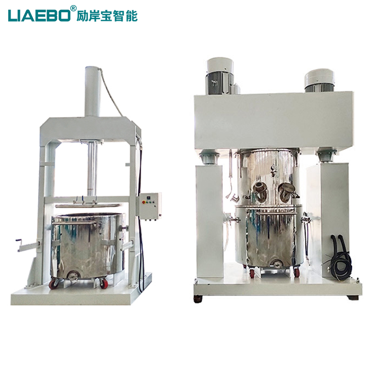 600L龍門式行星攪拌機(jī)及配套設(shè)備壓料機(jī)