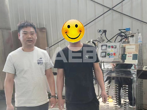 沈陽某公司10L棒塊陶瓷砂磨機項目調(diào)試成功