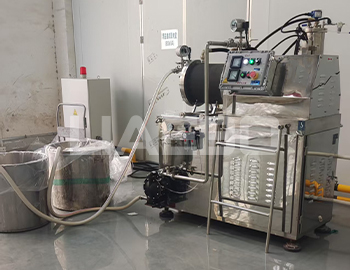 安徽某有限公司25L砂磨機(jī)調(diào)試成功