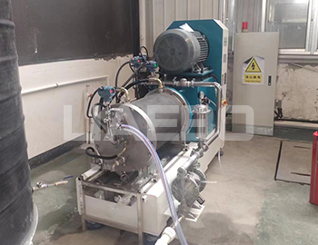 湖南某新材料有限公司2臺30L砂磨機(jī)、1臺60L砂磨機(jī)調(diào)試成功