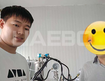 重慶某涂料有限公司5L砂磨機(jī)、0.5L砂磨機(jī)調(diào)試成功