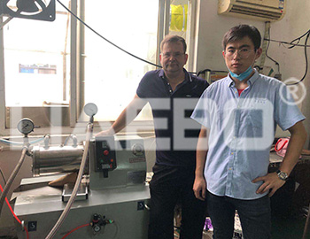 安徽某企業(yè)（水性油墨）5L臥式砂磨機(jī)